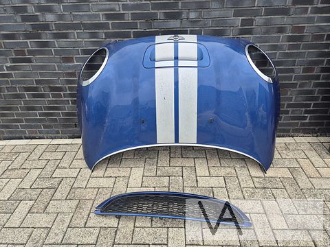 Motorkap Mini Cooper S / JCW met luchthapper R56 blauw a63