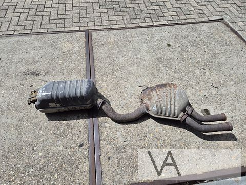 Uitlaat midden plus einddemper Mercedes SL R129 1294910001