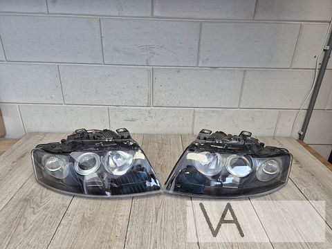 Koplamp SET van Audi A4 cabrio 2002 - 2007 zeer netjes €300