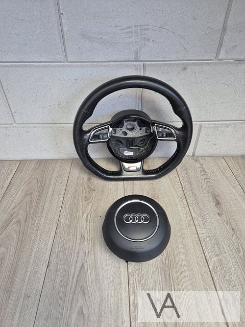 S-line stuur afgeplat met airbag van Audi A3 8v 2013 - 2019