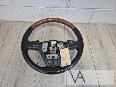Houten stuur met knoppen van Cadillac CTS 2003 tot 2007 €100