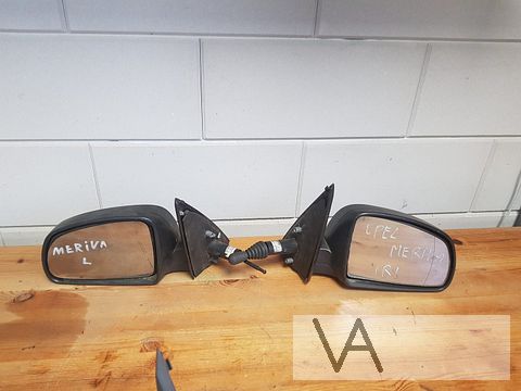 Opel Meriva A spiegel rechts zwart 2003-2009 HANDMATIG €20
