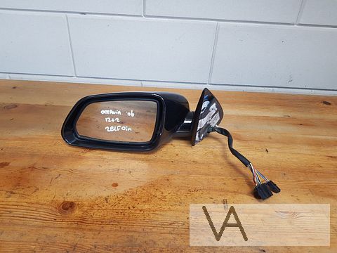 Skoda Octavia 2005 - 2009 spiegel links ZELFDIMMEND GLAS €70