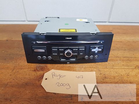 Peugeot 407 2007 - 2010 rneg navigatie radio 96653743xn €150