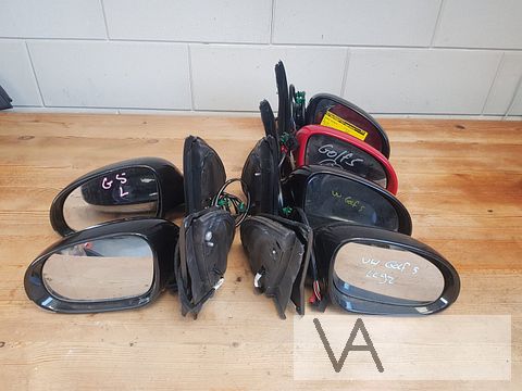 VW Golf 5 2003 - 2008 spiegel rechts zwart lc9x lc9z €30