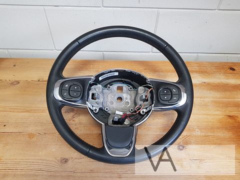 Fiat 500 lederen stuur 2013 - 2019 met knoppen nette staat