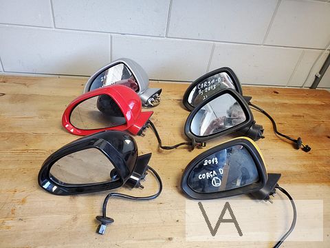 Opel Corsa D 2006 - 2014 spiegel links VELE KLEUREN €25
