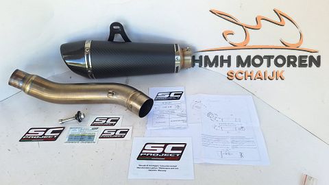 Kawasaki Z800 Z750 R SC-Project Carbon Uitlaat Slip on