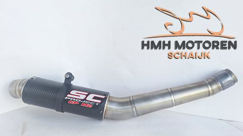 Kawasaki Z750 SC Project GP M2 Carbon uitlaat demper