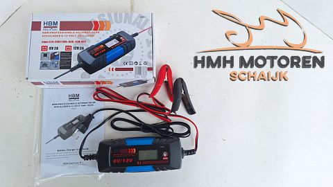 HBM Professionele Automatische Acculader 6V 12V druppellader