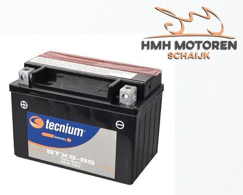 TECNIUM Accu Onderhoudsvrij met zuurpakket - BTX9-BS