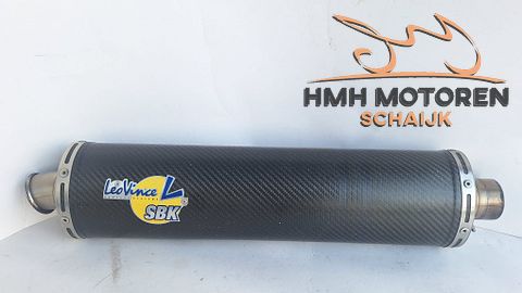 LeoVince SBK Carbon Uitlaat Demper Sportuitlaat Slip On 50mm