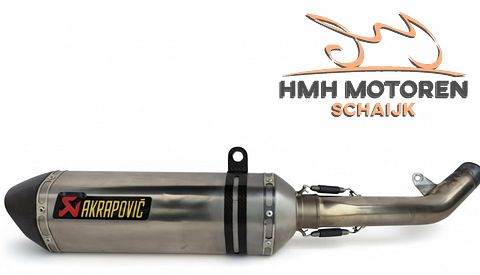 Kawasaki Z750 Akrapovic uitlaat demper sportuitlaat slip on