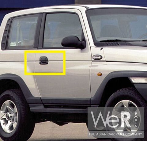 Deurgreep rechts SsangYong Korando 1997-2005 7262006031, 7262006030