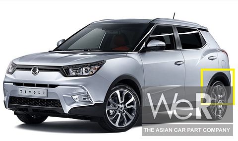 Wielrand linksachter SsangYong Tivoli of XLV 2015 - 2019. 7953035000, 79530-35000