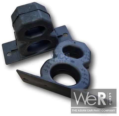 Aanslagrubbers achteras set - SsangYong Musso, Musso Sports, Korando 1994-2007 (4521005000 + 4522005000)