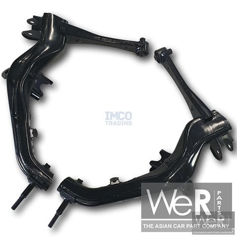 Draagarmen achterzijde onder set - Toyota Avensis 2003-2008 (4872005010 WR + 4871005071 WR)