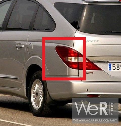 Achterlicht links voor SsangYong Rodius I 2004-2007 NIEUW