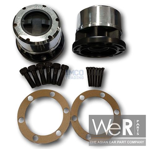 Vrijloopnaven set handmatig - SsangYong Musso Korando Rexton 1995-2006 (AVM450WR)
