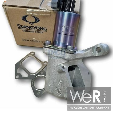 EGR Klep met pakkingen - SsangYong Rexton, Kyron, Actyon, Rodius Euro 4 (6651400660)