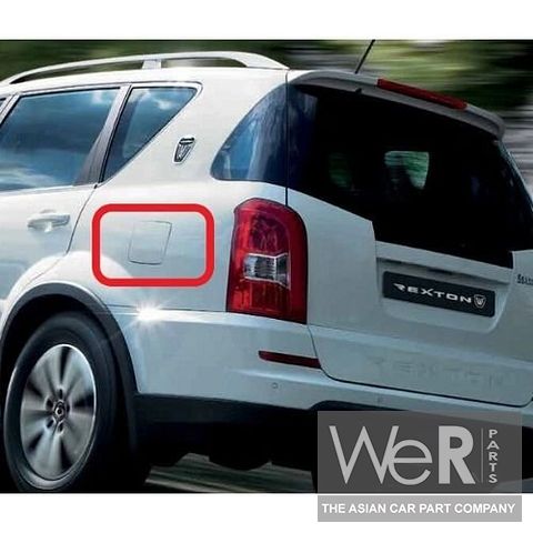 Hinged Fuel Filler Door, Pearl White Lily - SsangYong Rexton 2002-2018 (7162008003WAH)