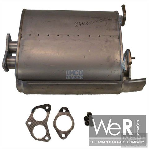 Middendemper / voorste uitlaatdemper - SsangYong Korando, Musso, Musso Sports 1997 - 2005 (2443005431 WR)