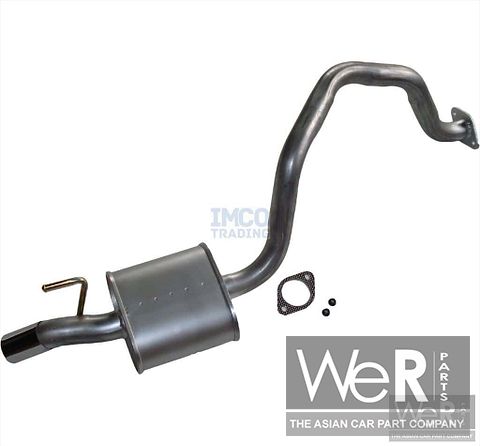 Uitlaat einddemper / achterste uitlaademper - SsangYong Rexton II 270 2006-2013 (2460008B43 / 2460008B43WR)