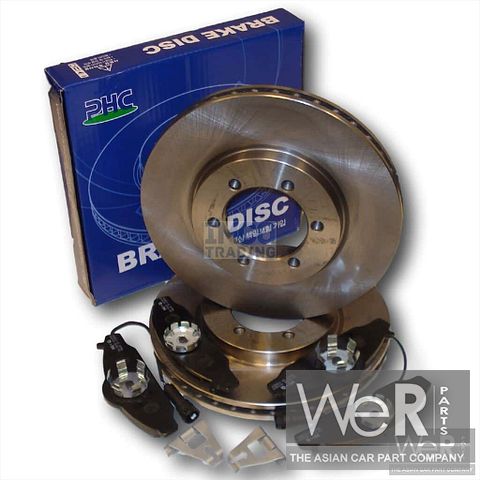 Remschijven Set PBR voorzijde SsangYong 1994-2006  4144106210, 41441-06210, 4144106211, 41441-06211, 4813005100, 48130-05100, 4813005110, 48130-05110