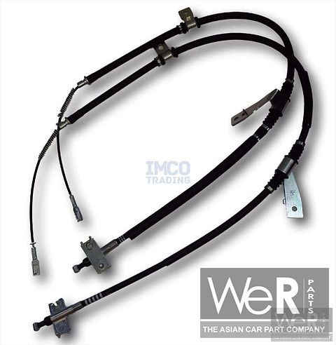 Handremkabels set - SsangYong Kyron, Actyon 2005-2012 (4901009204 WR + 4902009204 WR)