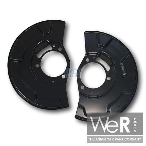 Remankerplaten set links/rechtsvoor - SsangYong Rexton, Kyron, Actyon 4WD (4145109100+4146109100)