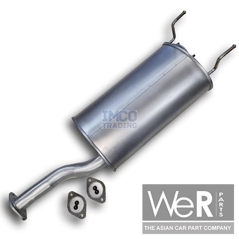 Middendemper / voorste uitlaatdemper - SsangYong Rexton II 2006-2017 (2440008B42 WR)