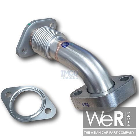 EGR-pijp - SsangYong Rexton, Kyron, Actyon, Rodius 2006-2013 (6651401861 + 6651420180)