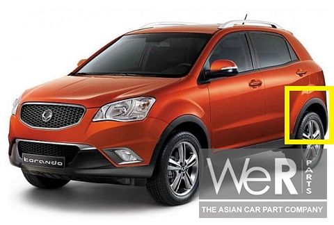 Wielrand linksachter SsangYong Korando 2010-2019. 7953034000, 79530-34000
