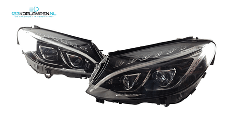 Mercedes W205 C Klasse Full Led ILS koplamp links rechts compleet
