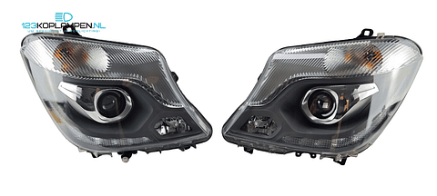 Mercedes Sprinter W906 Facelift Bi Xenon Led koplamp links rechts