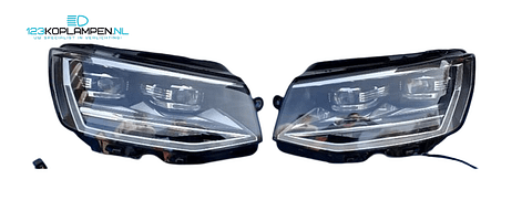 VW Volkswagen T6 7E1 Full Led koplamp + adapter / omvormkabel / plug and play! links rechts