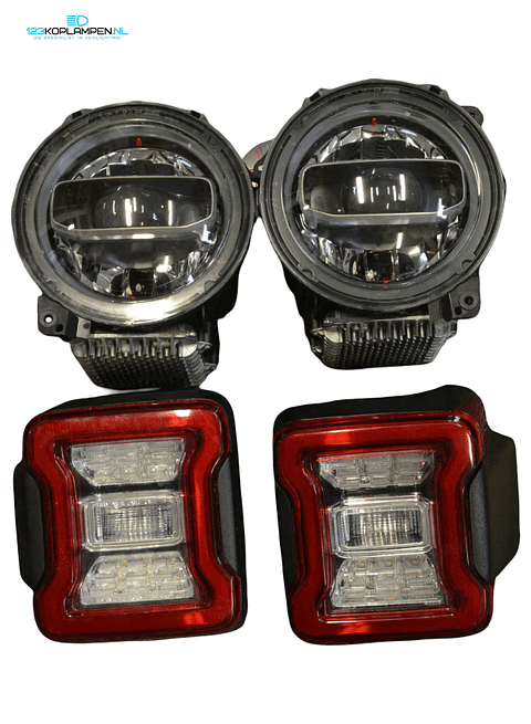 Jeep Wrangler 4 / IV Led Koplamp links rechts achterlicht