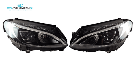 Mercedes C Klasse W205 Full LED koplamp links rechts