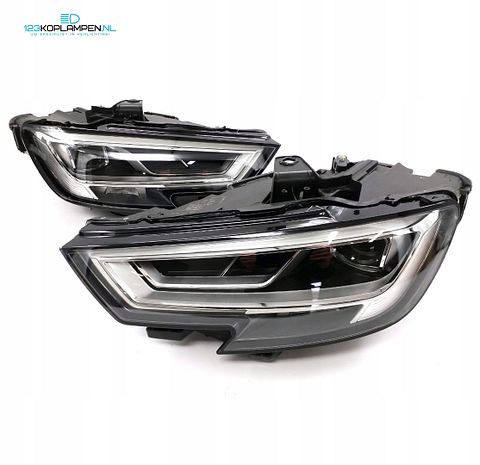 Audi A3 S3 RS3 8V Facelift Full LED Koplampen Set 8V0941033C / 8V0941034C Compleet met Modules