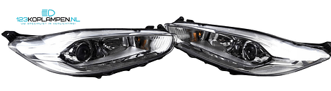 Ford Fiesta MK7 Facelift koplamp koplampen links rechts