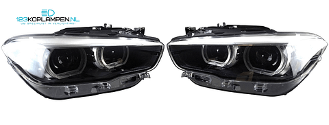 BMW 1 Serie F20 F21 Facelift LCI Shadow LED koplamp koplampen links rechts