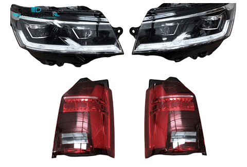 Volkswagen Transporter T6 facelift set koplampen en achterlichten