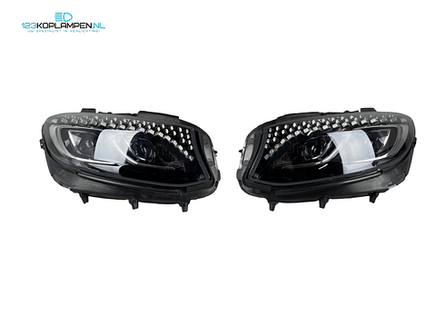 Mercedes S Klasse Coupé W217 facelift full LED koplamp koplampen swarovsky