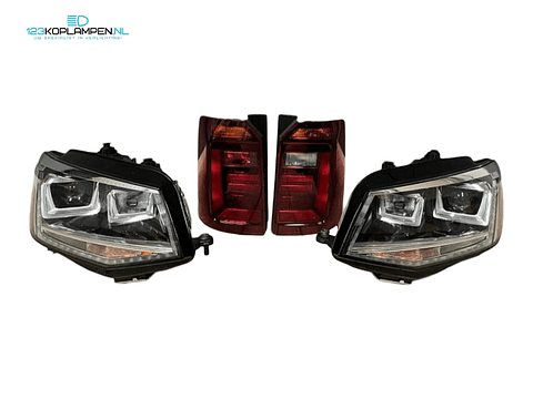 Volkswagen Caddy 2K5 koplampen achterlichten set