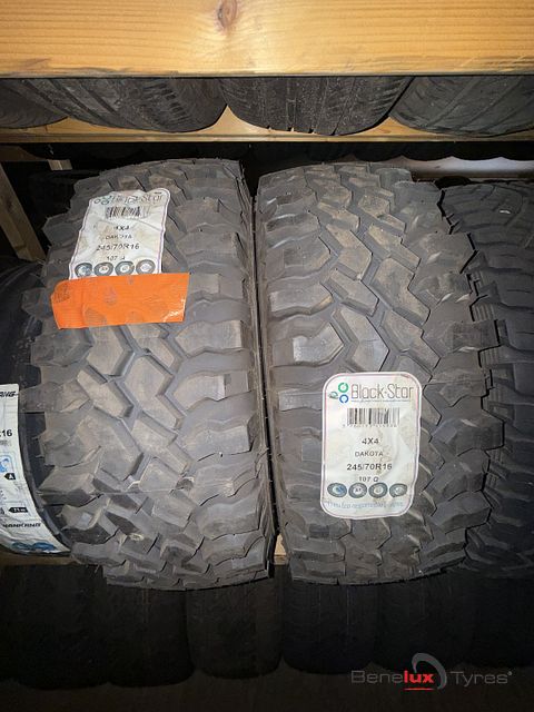 2x 245/70R16 107Q Black Star 245/70 R16 245/70/16 2457016