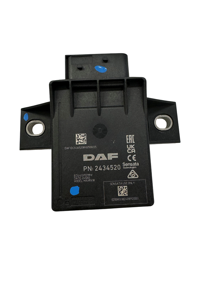 DAF XB XD XF XG ELEKTRONISCHE REGELAAR, TPMS GEBRUIKT DEMO MODEL 2434520U