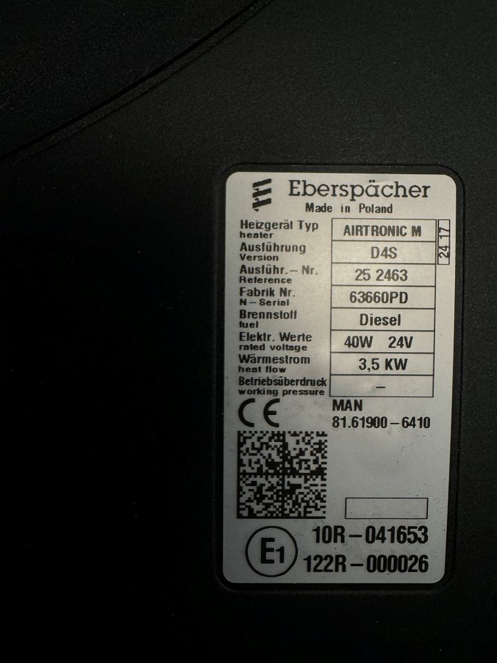 MAN D4S 3.5KW EBERSPRACHER THERMO TOP GEBRUIKT 81619006410 – Foto 9
