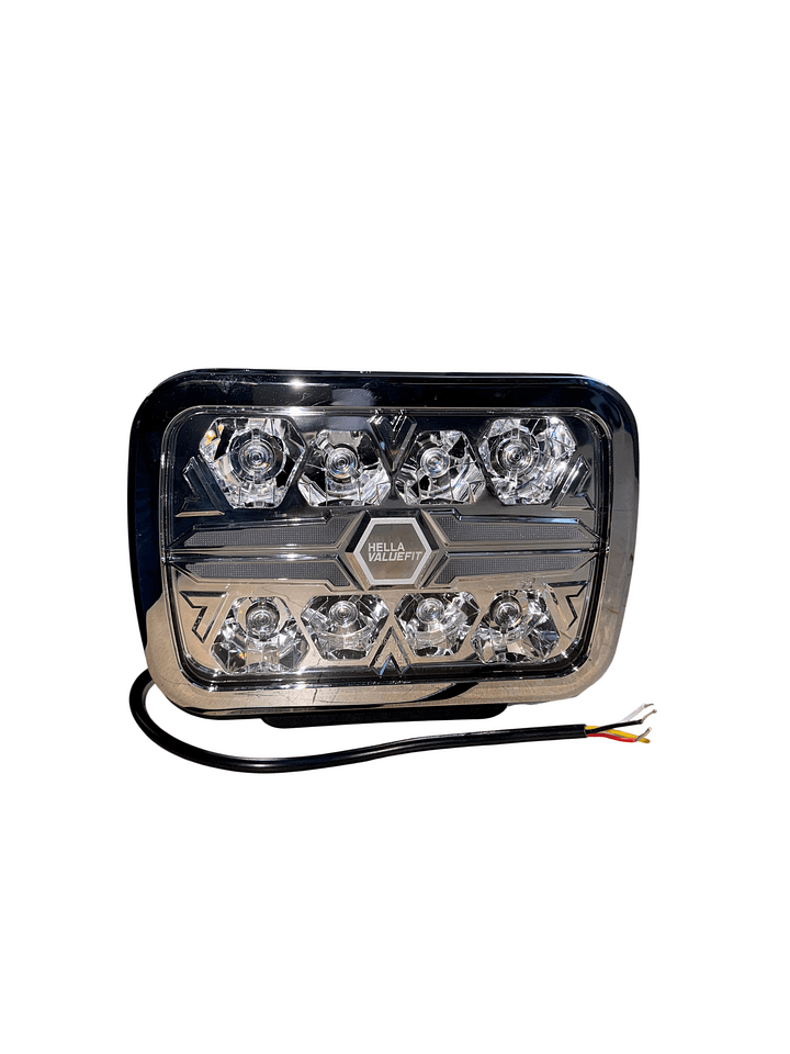 HELLA BLADE 9” ARTIKELNUMMER 1FJ 357 199-081. CHROOM LED NIEUW 1FJ357199081