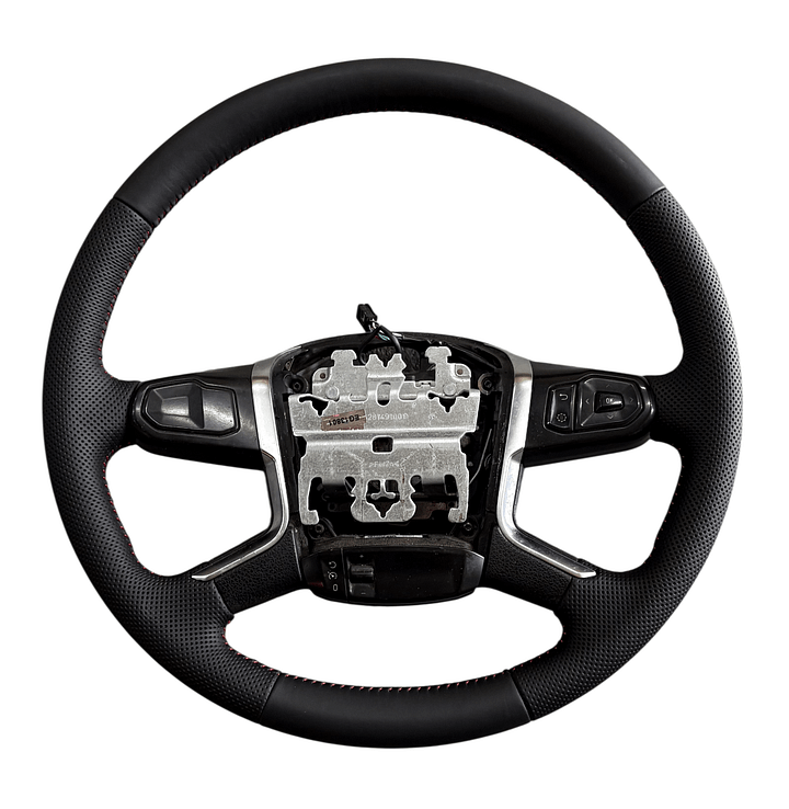 SCANIA NGS L, P, G, R, S, STUURWIEL MET KNOPPEN, ROND/MET RODE STIKKING, GEREVISEERD + STATEGELD 2084475REC3