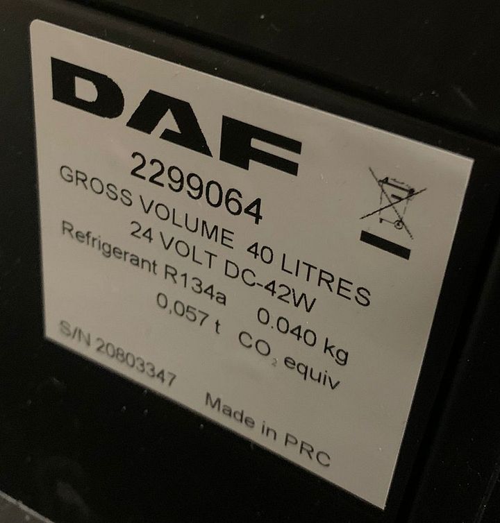 VRIEZER DAF XF EURO 6 KOELBOX 40 LTR 2133309 + DEPOSIT – Foto 9
